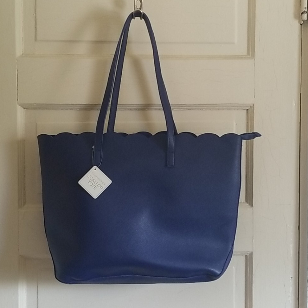 NWT Large blue purse/ tote bag